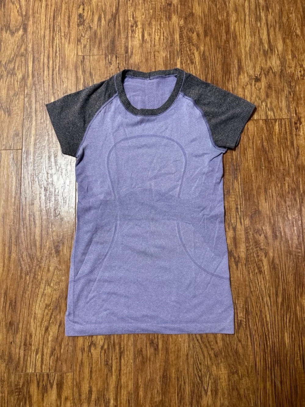 Lululemon Purple/Grey Swiftly Tech T-shirt Size 6